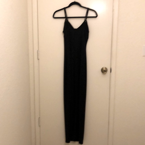 X Gen Black Maxi Dress With Knotted Straps Size S - Picture 4 of 7